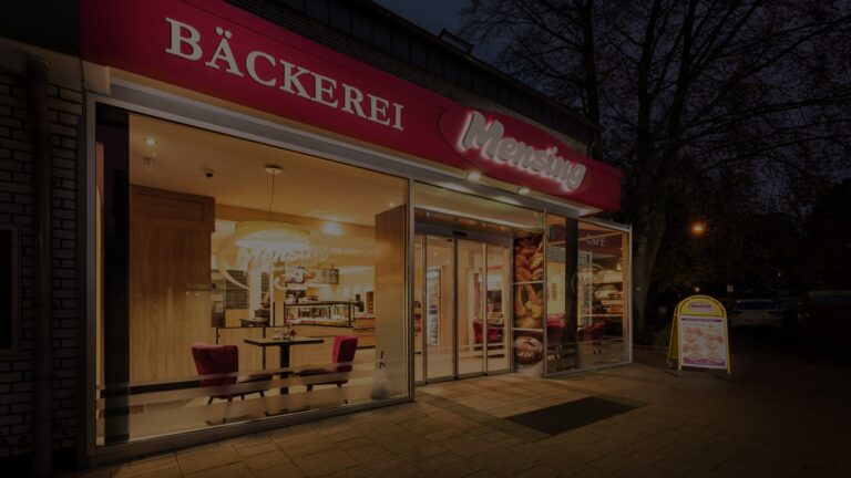 Fachgeschäft Abendstimmung